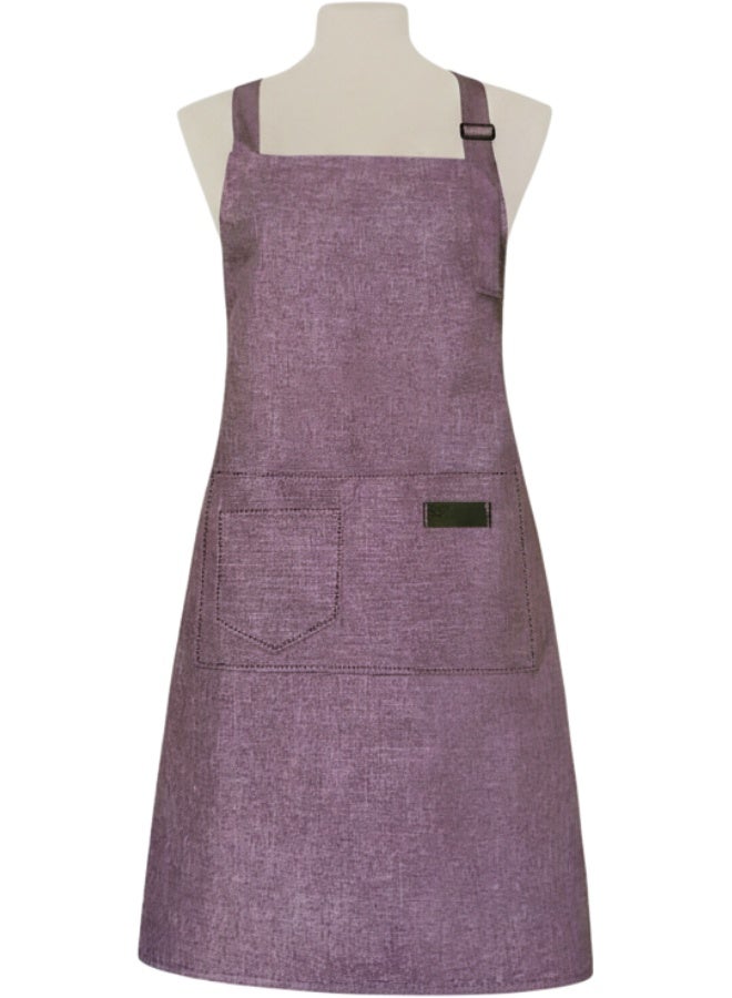 High-End Kitchen Apron Oil Proof Dirt Proof Dust Proof – Professional Bib Apron with Modern Stylish Design – Heavy Duty Wear-Resistant Fabric with Adjustable Shoulder Straps and Front Pockets – Premium Work Apron for Cooking, Chef, Barista, Cafe, Baking, BBQ, Craft and Art Work - Image 1